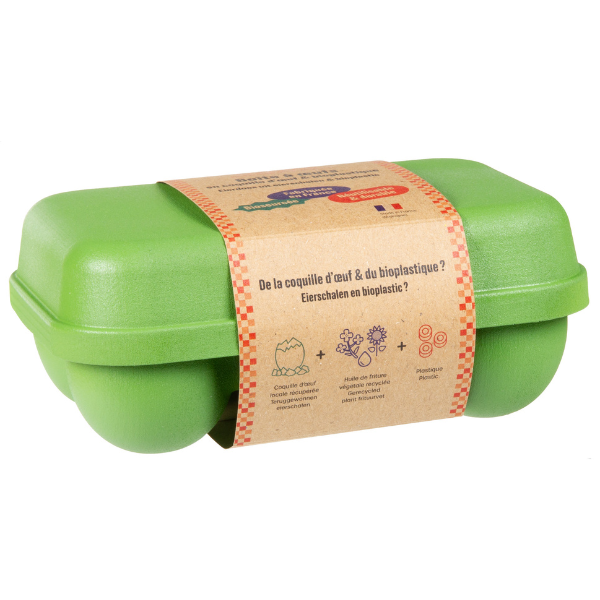 Boîte 6 œufs coquille (vert) - 1
